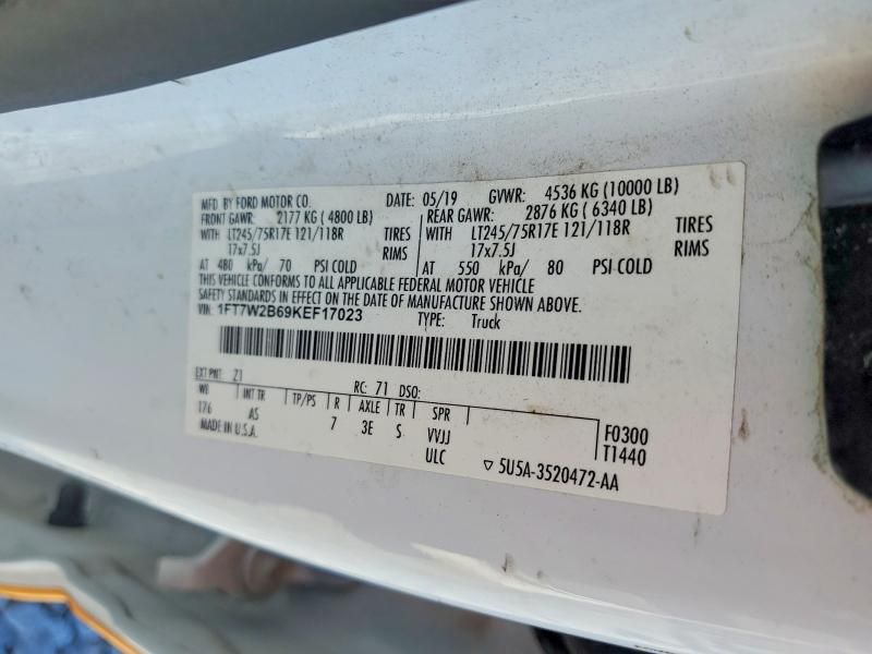 2019 Ford F250 Super Duty