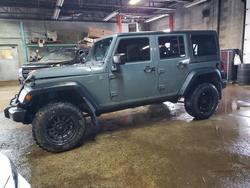 Jeep salvage cars for sale: 2015 Jeep Wrangler Unlimited Sport