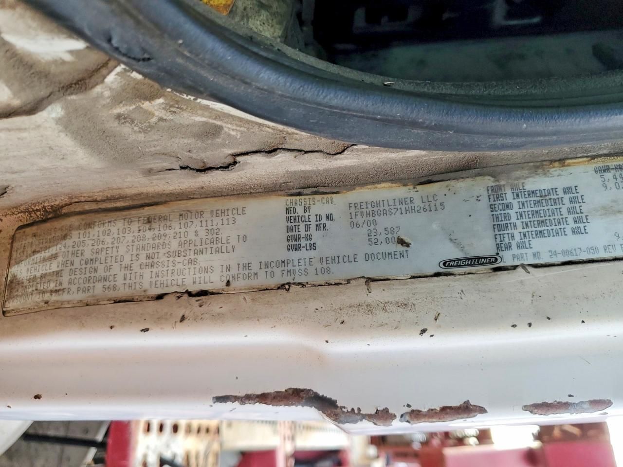 2001 Freightliner FL112 Car Carrier Truck