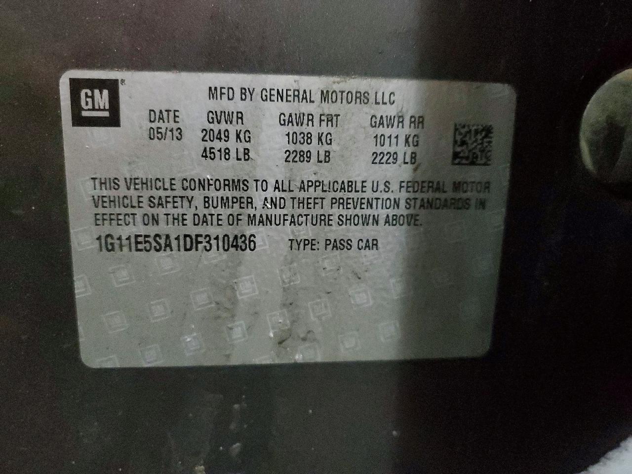 2013 Chevrolet Malibu 2LT