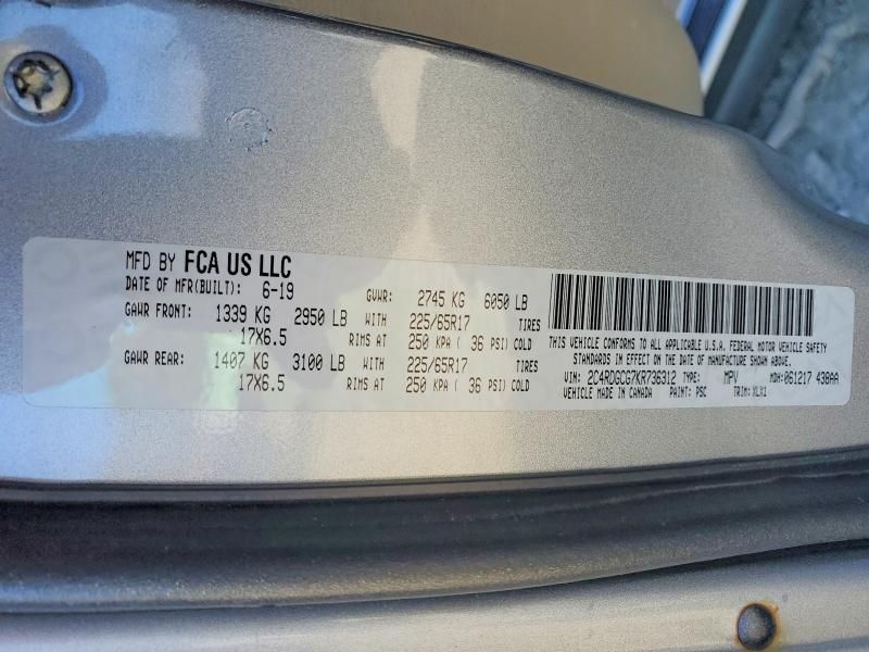 2019 Dodge Grand Caravan sxt