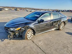 Salvage cars for sale from Copart Grand Prairie, TX: 2019 Toyota Camry l