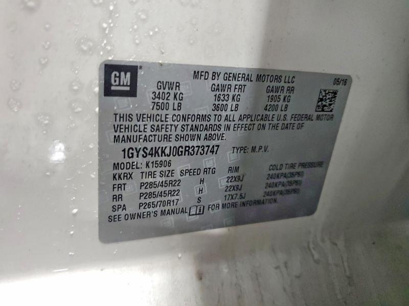 2016 Cadillac Escalade esv Platinum