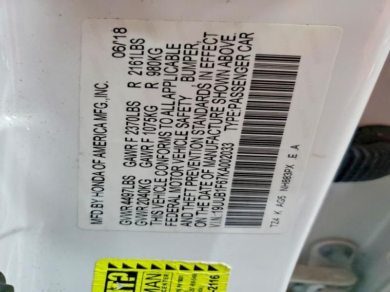 2019 Acura Tlx Technology