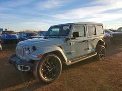 Jeep salvage cars for sale: 2023 Jeep Wrangler Sahara 4XE