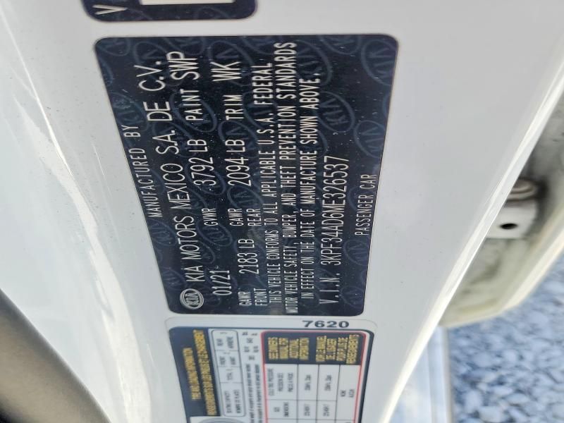 2021 KIA Forte gt Line