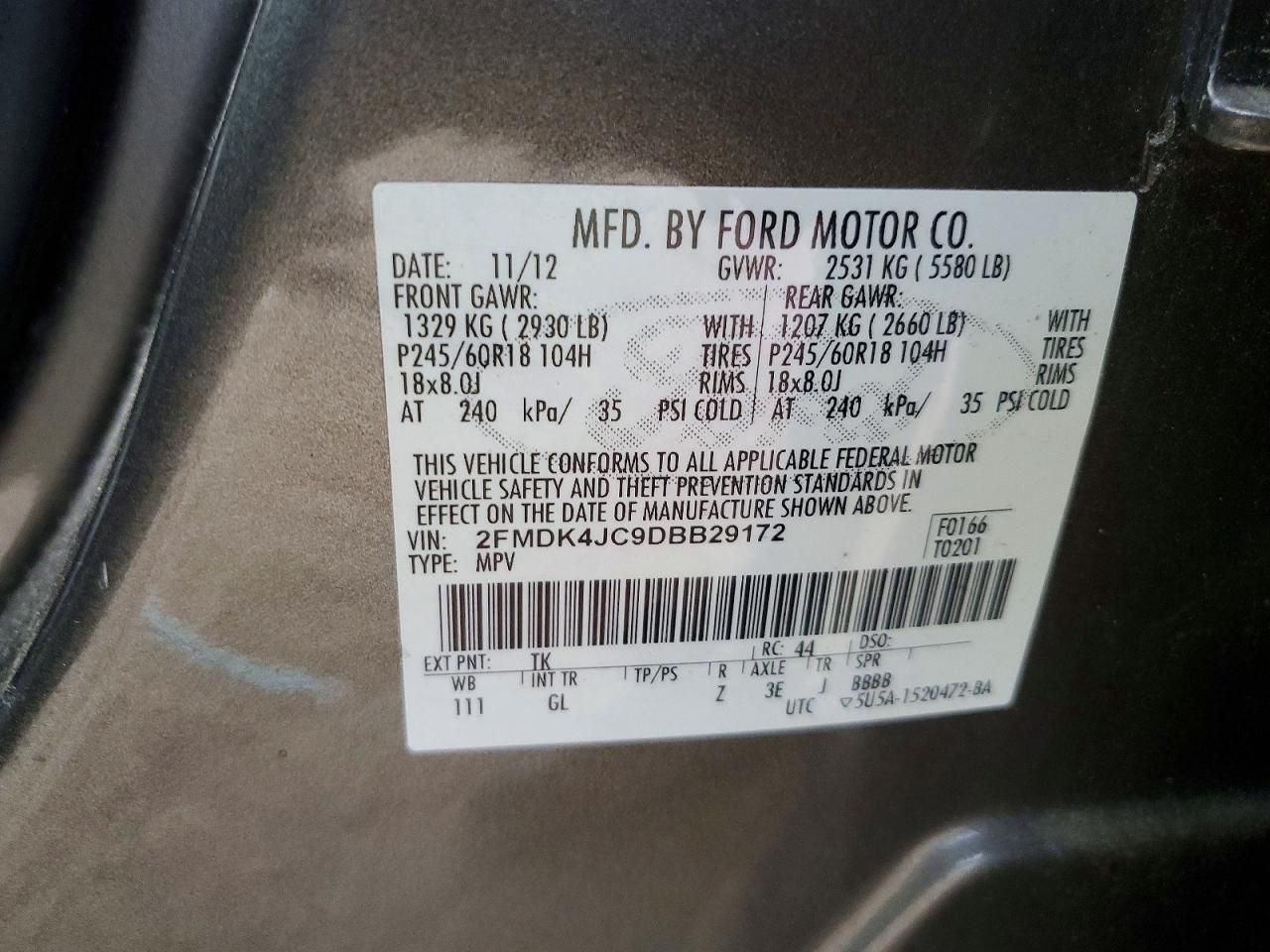 2013 Ford Edge sel