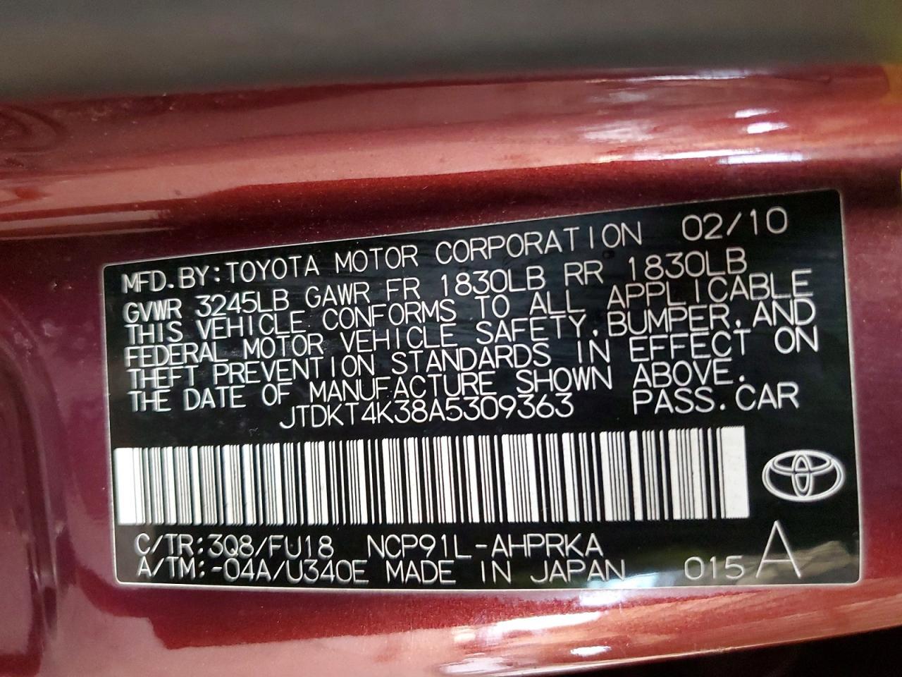 2010 Toyota Yaris