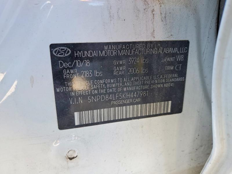2019 Hyundai Elantra sel