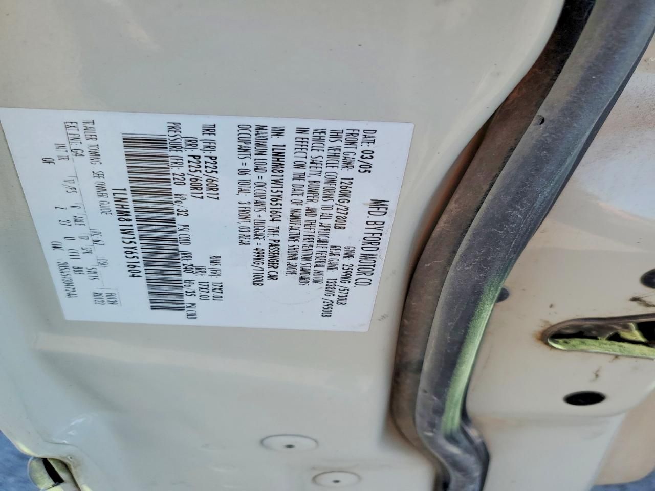 2005 Lincoln Town car Signature