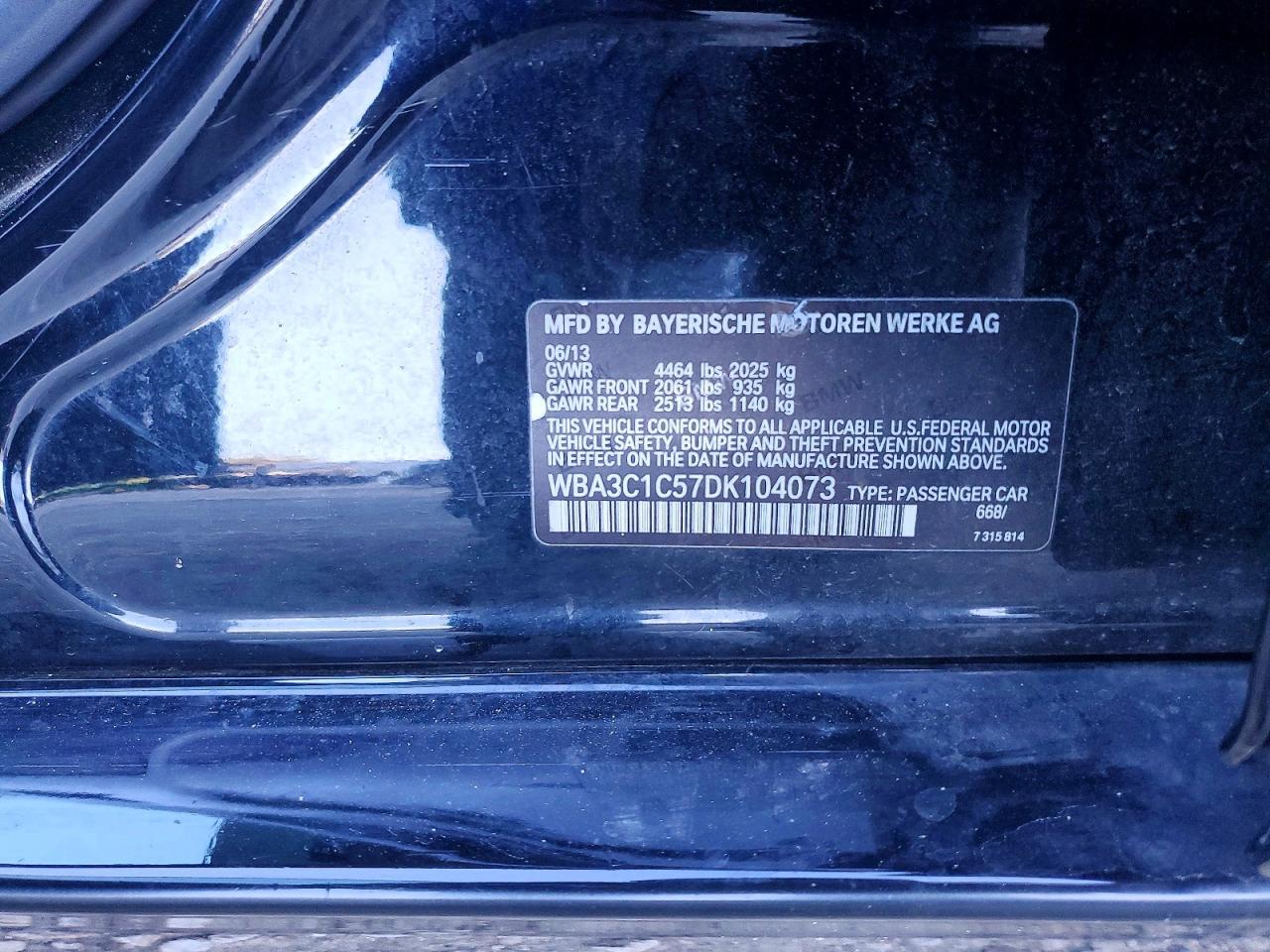 2013 BMW 328 i Sulev