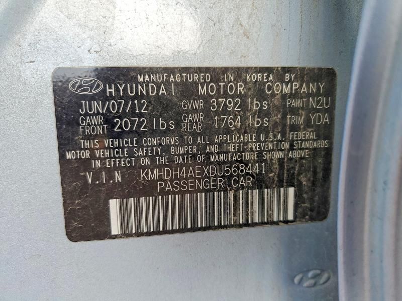 2013 Hyundai Elantra gls