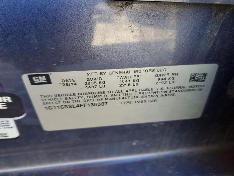 2015 Chevrolet Malibu 1LT