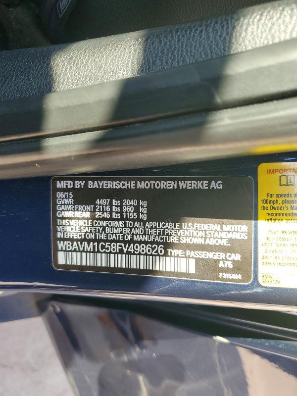 2015 BMW X1 Sdrive28i