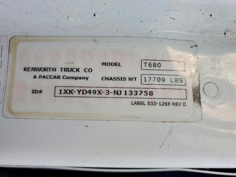 2022 Kenworth T680 Semi Truck