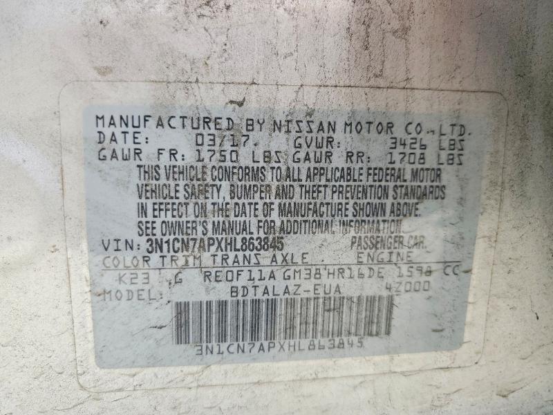 2017 Nissan 2017 Niss Versa