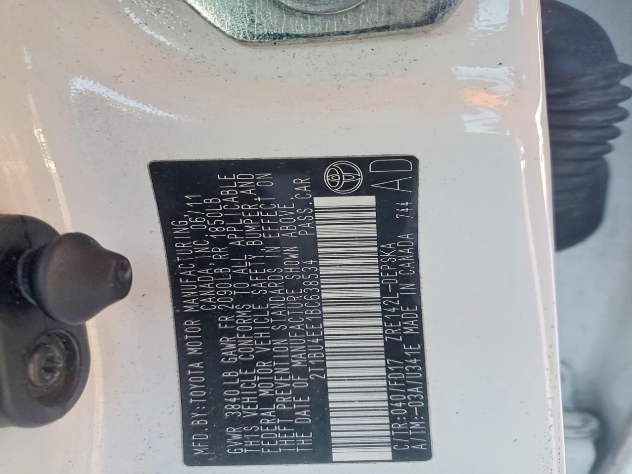 2011 Toyota Corolla Base