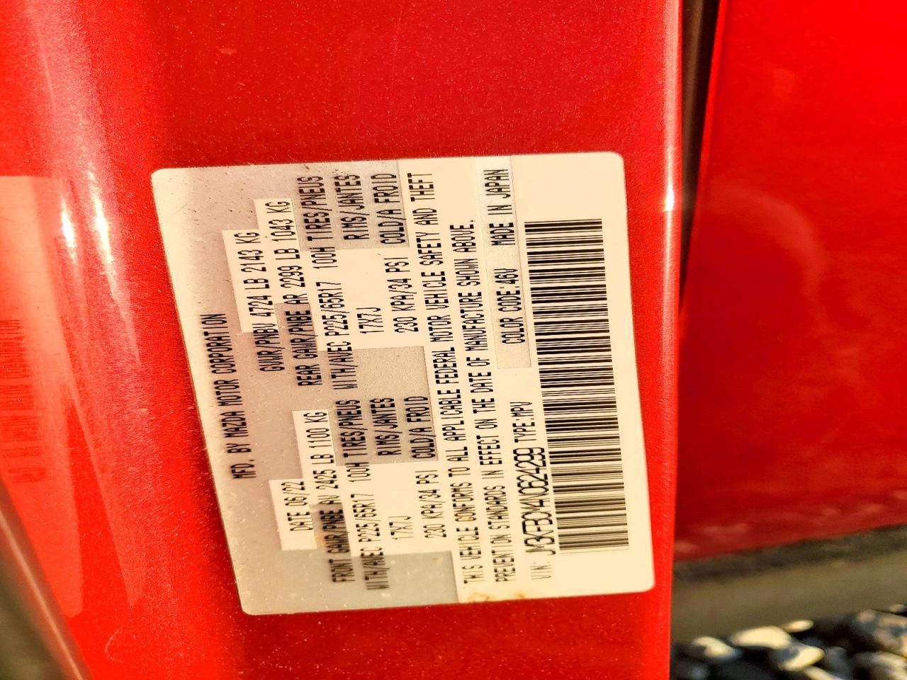 2022 Mazda Cx-5 Preferred