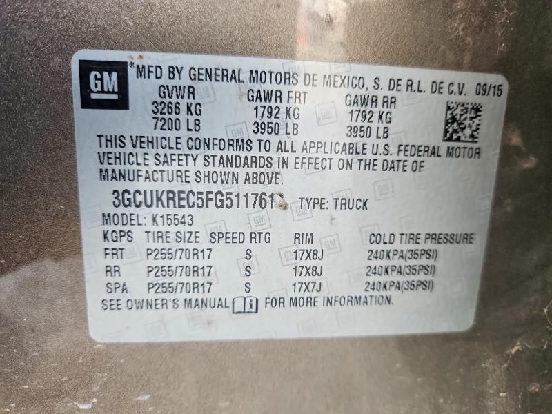 2015 Chevrolet Silverado K1500 LT