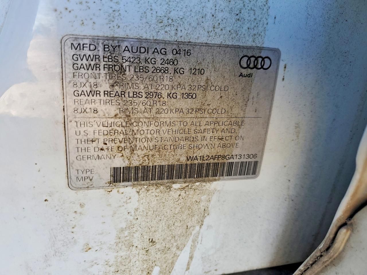 2016 Audi Q5 Premium Plus