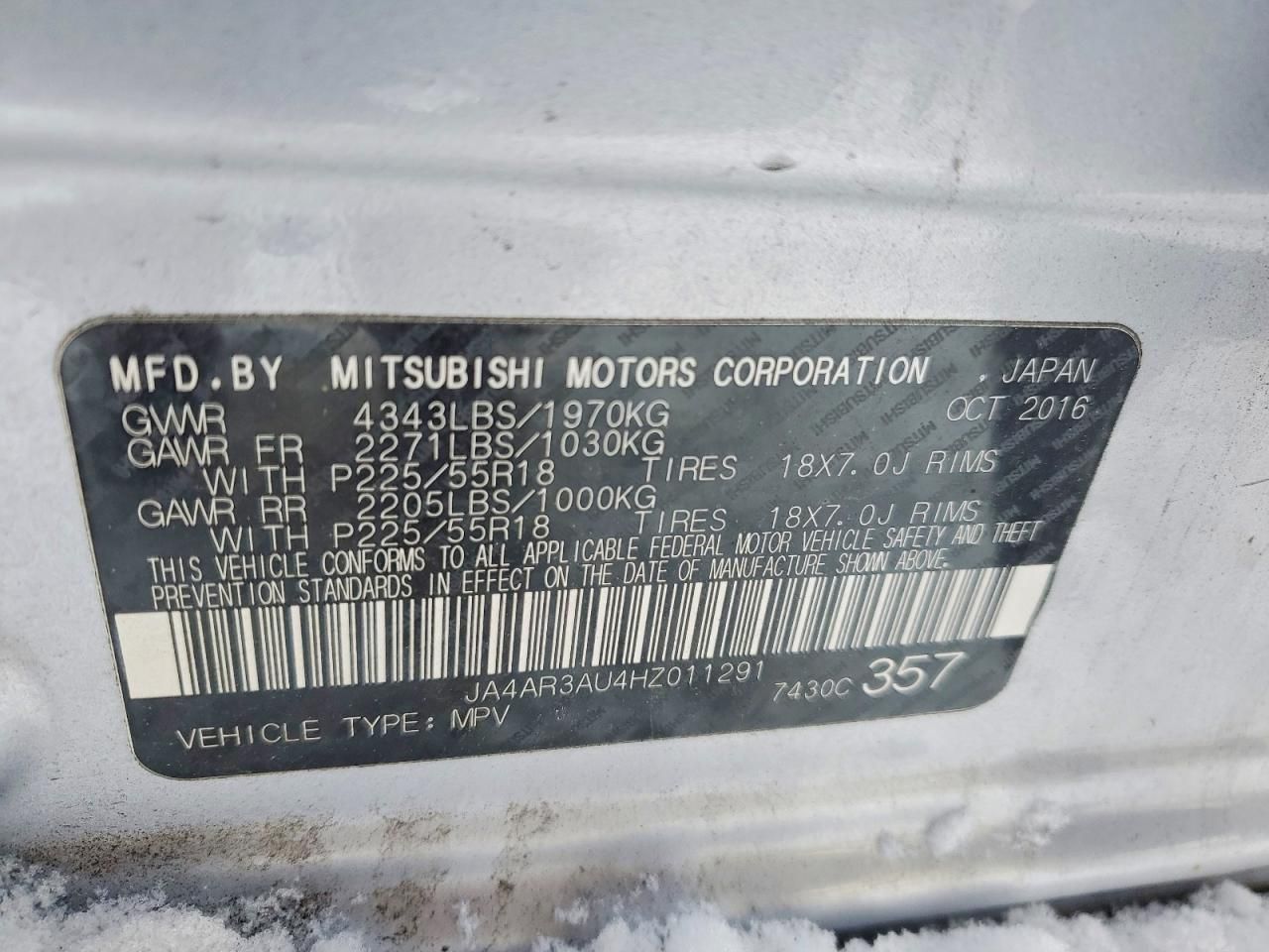 2017 Mitsubishi Outlander Sport es