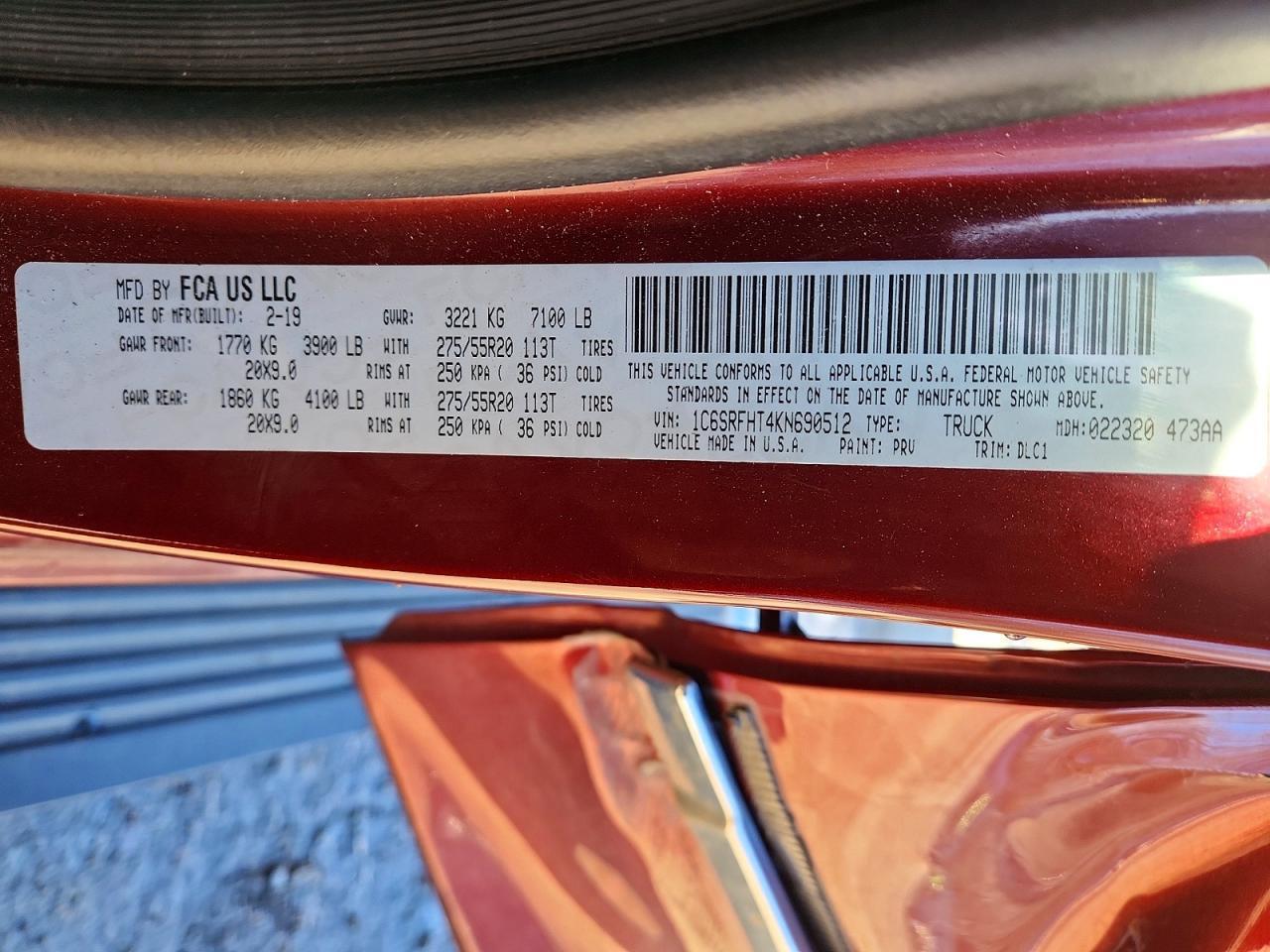 2019 Dodge RAM 1500 Limited