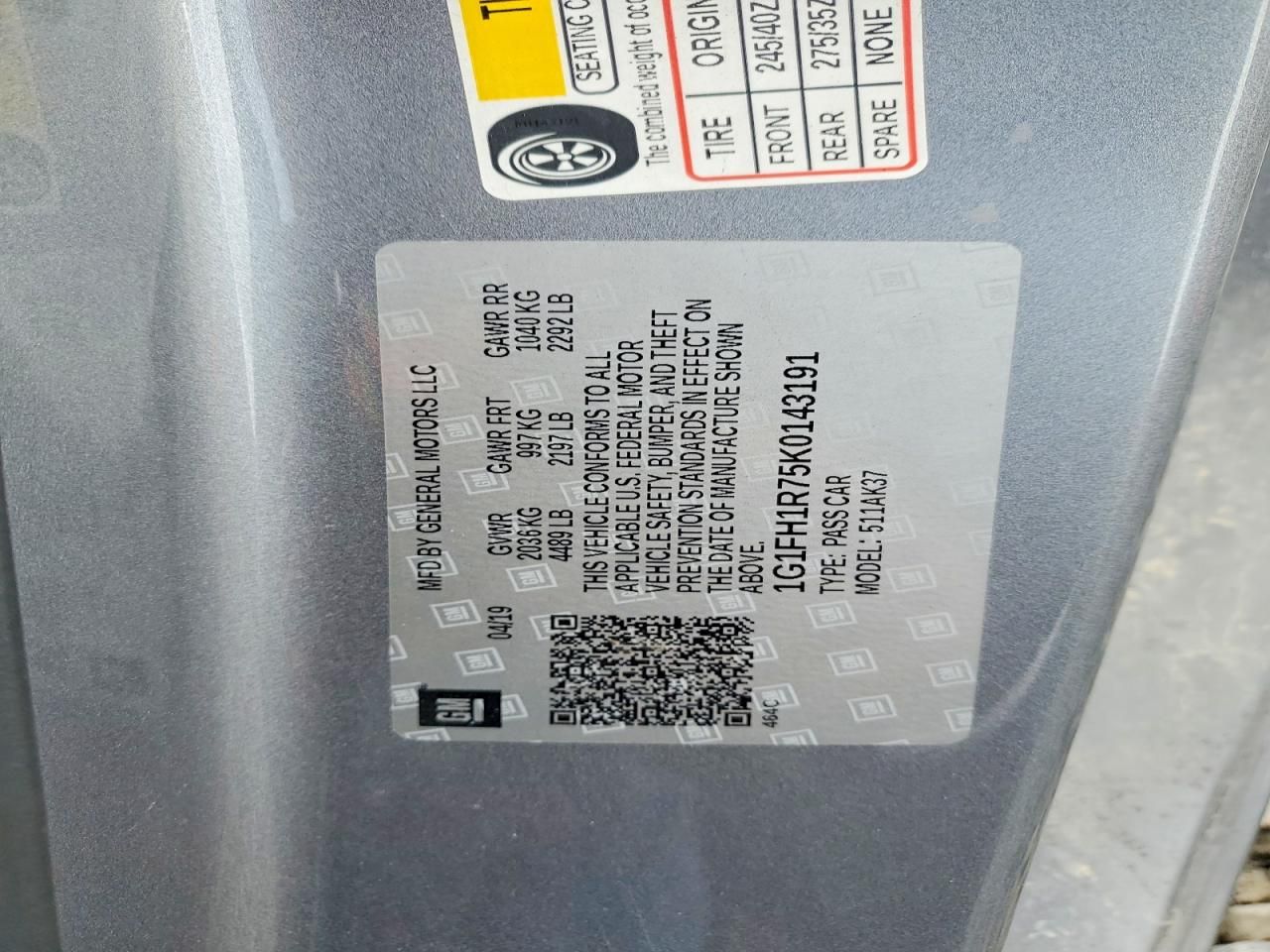 2019 Chevrolet Camaro ss