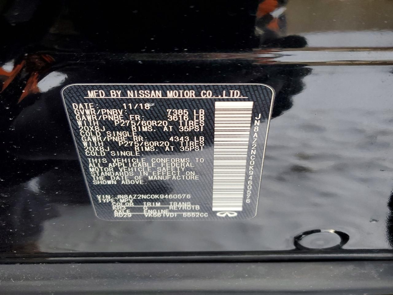 2019 Infiniti Qx80 Luxe