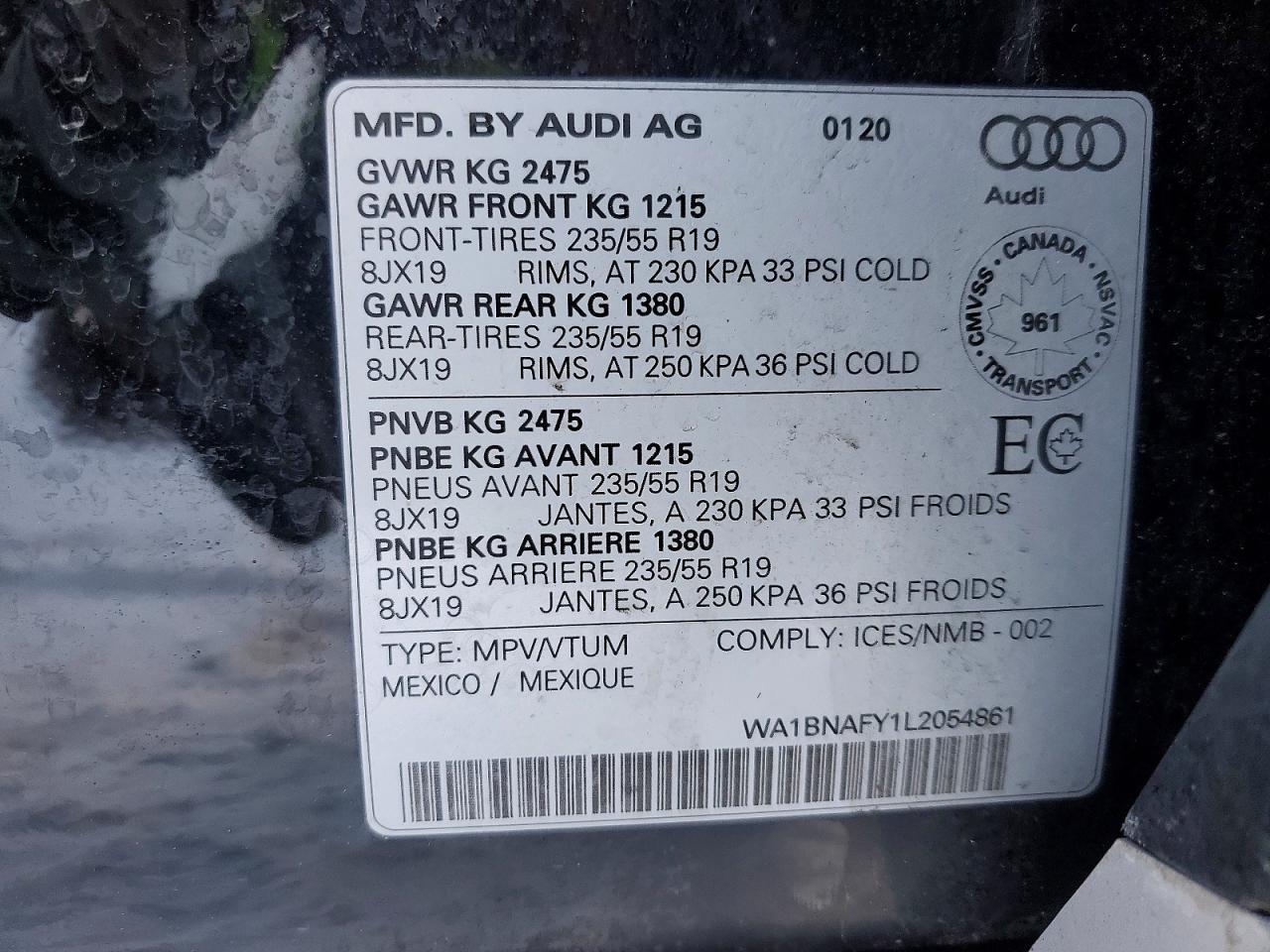 2020 Audi Q5 Premium Plus
