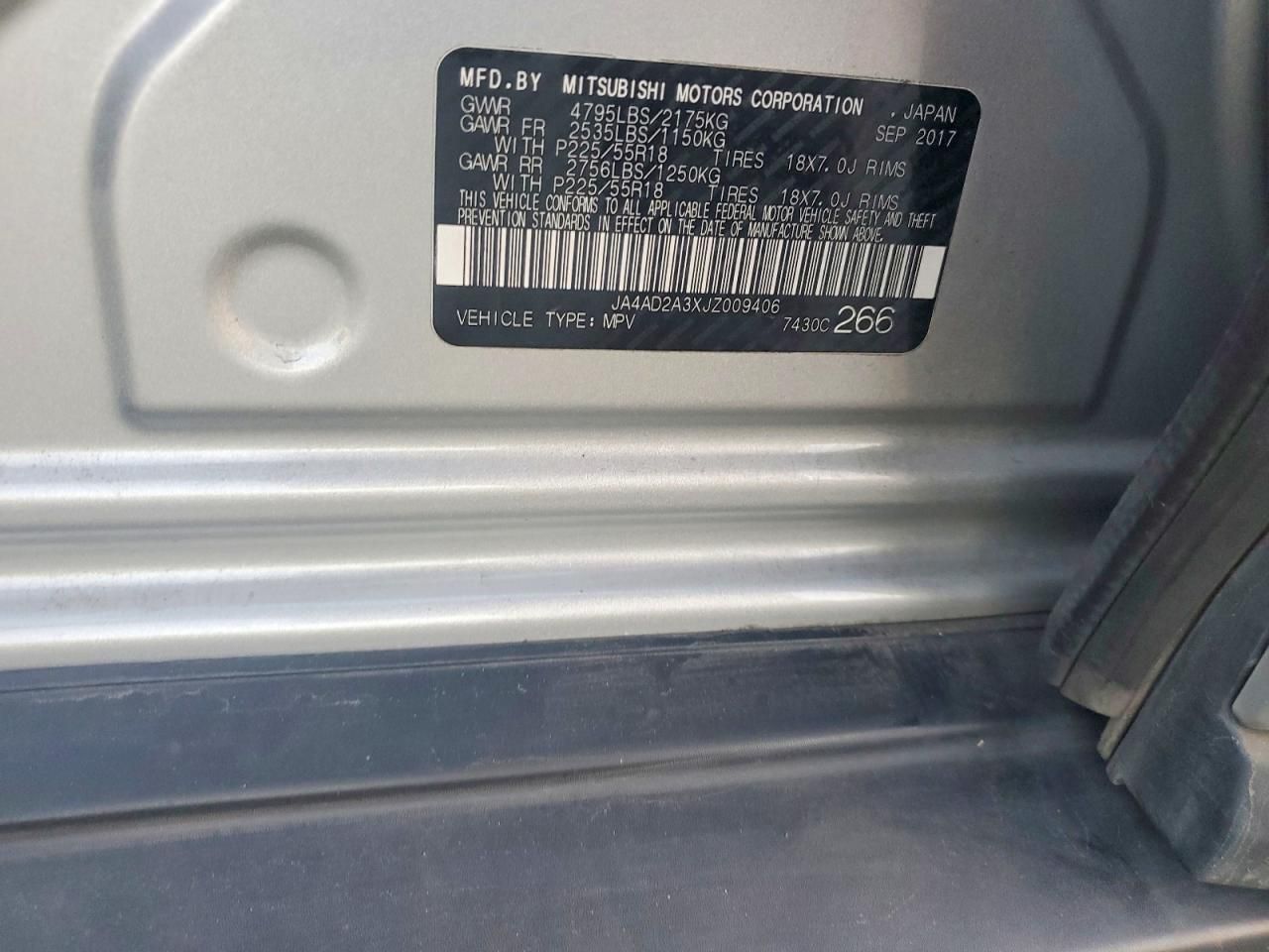 2018 Mitsubishi Outlander es