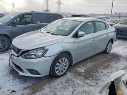 Salvage cars for sale from Copart Elgin, IL: 2016 Nissan Sentra s
