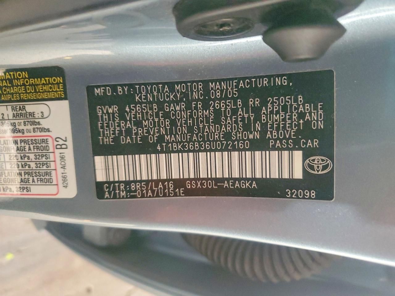 2006 Toyota Avalon xl