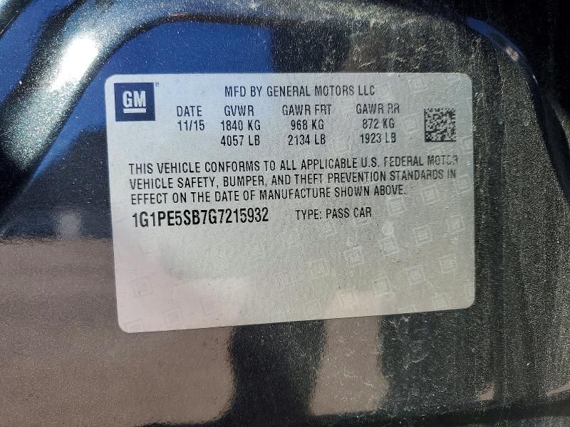 2016 Chevrolet Cruze Limited lt