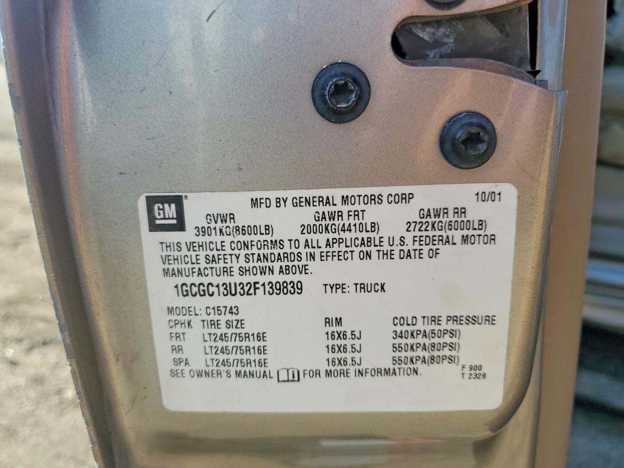 2002 Chevrolet Silverado C1500 Heavy Duty