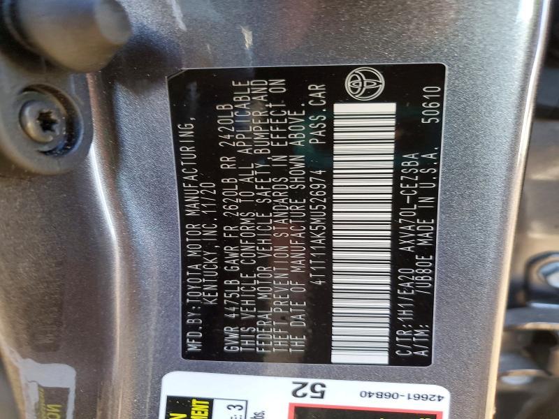 2021 Toyota Camry se