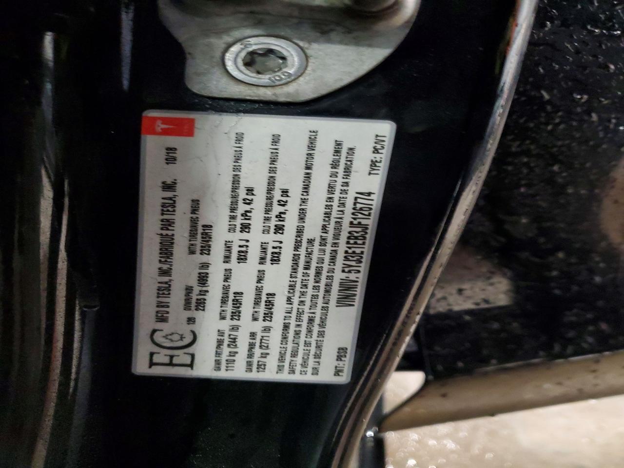 2018 Tesla Model 3