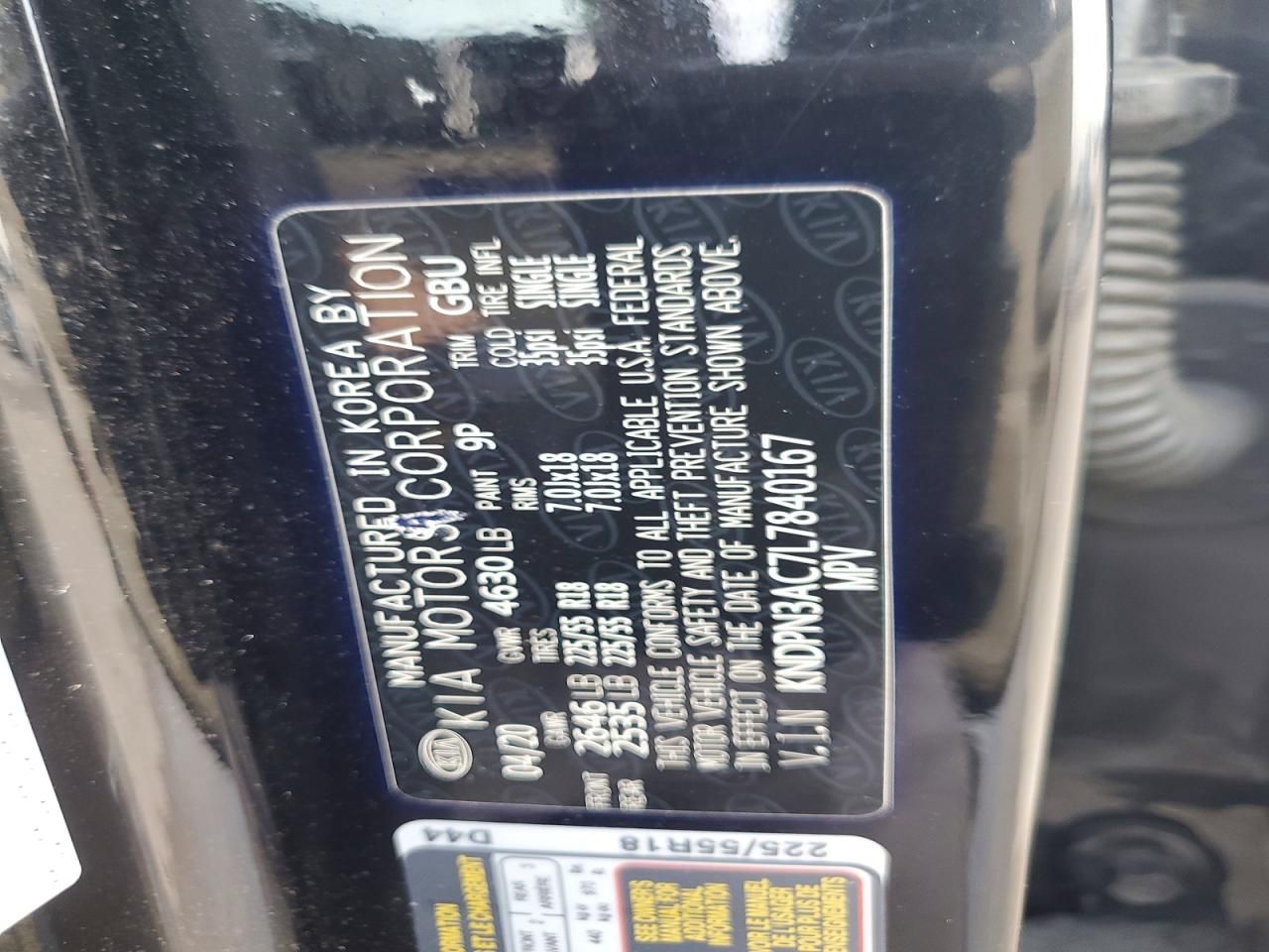 2020 KIA Sportage ex