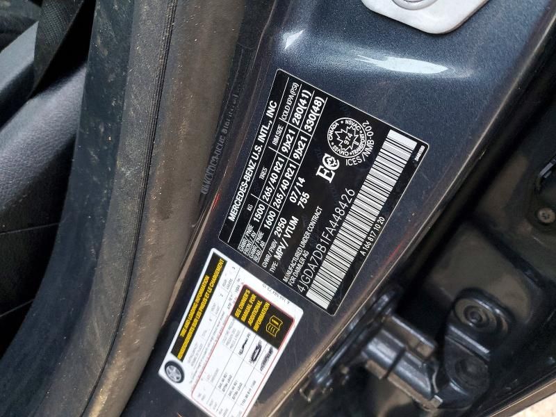 2015 Mercedes-Benz Ml 550 4matic