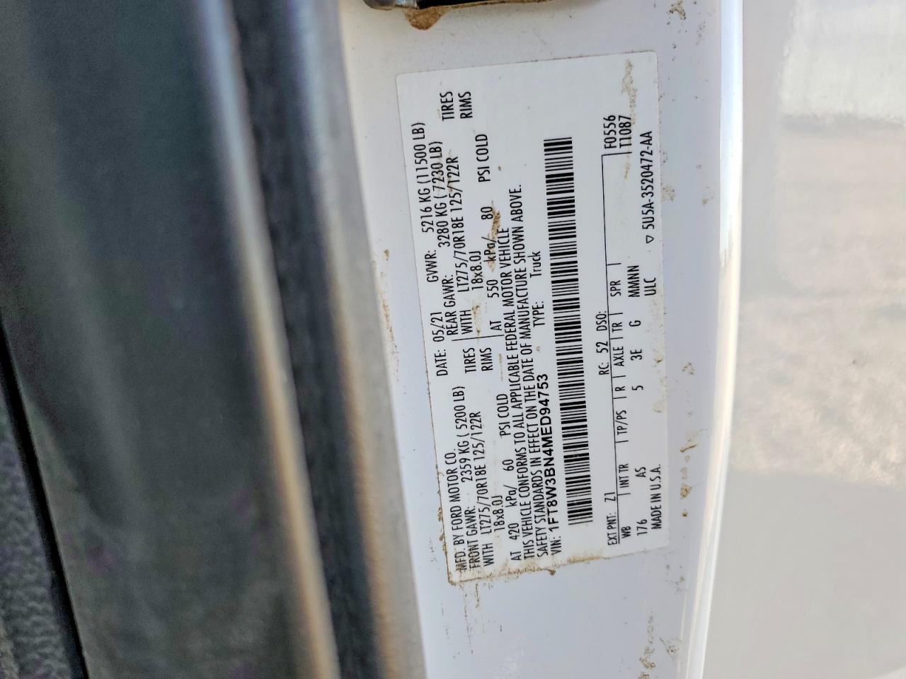 2021 Ford F350 Super Duty Utility / Service Truck