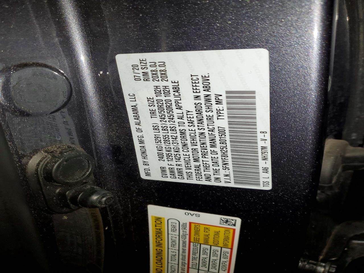 2020 Honda Passport Sport