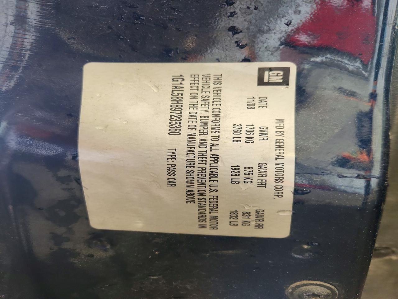 2009 Chevrolet Cobalt lt