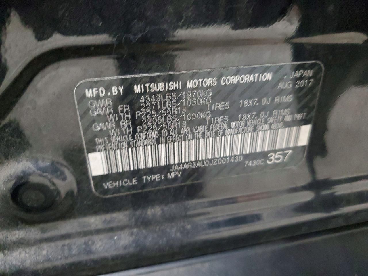 2018 Mitsubishi Outlander Sport es