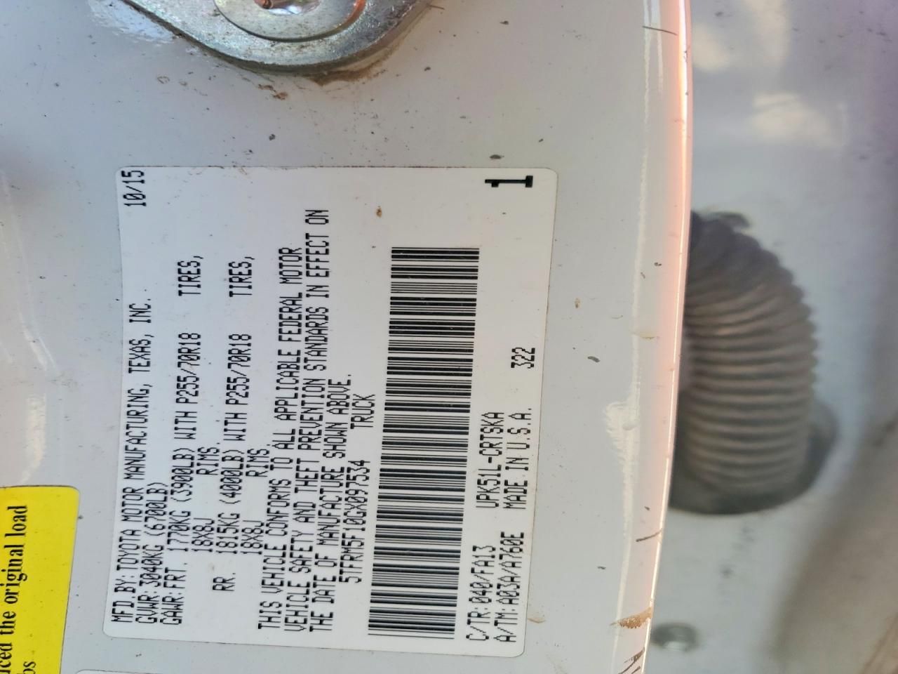 2016 Toyota Tundra Double Cab SR