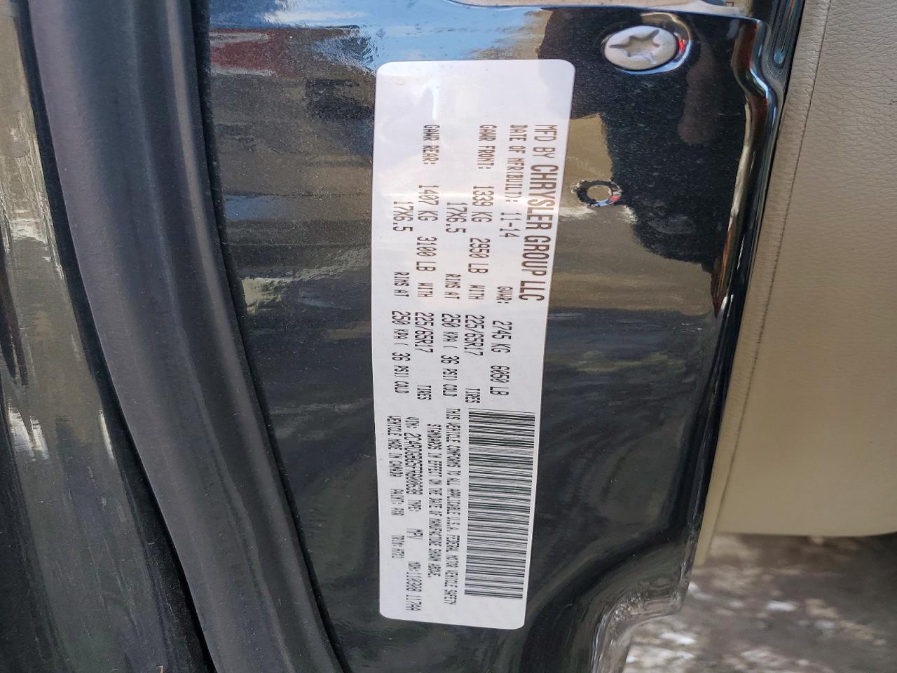 2015 Dodge Grand Caravan se