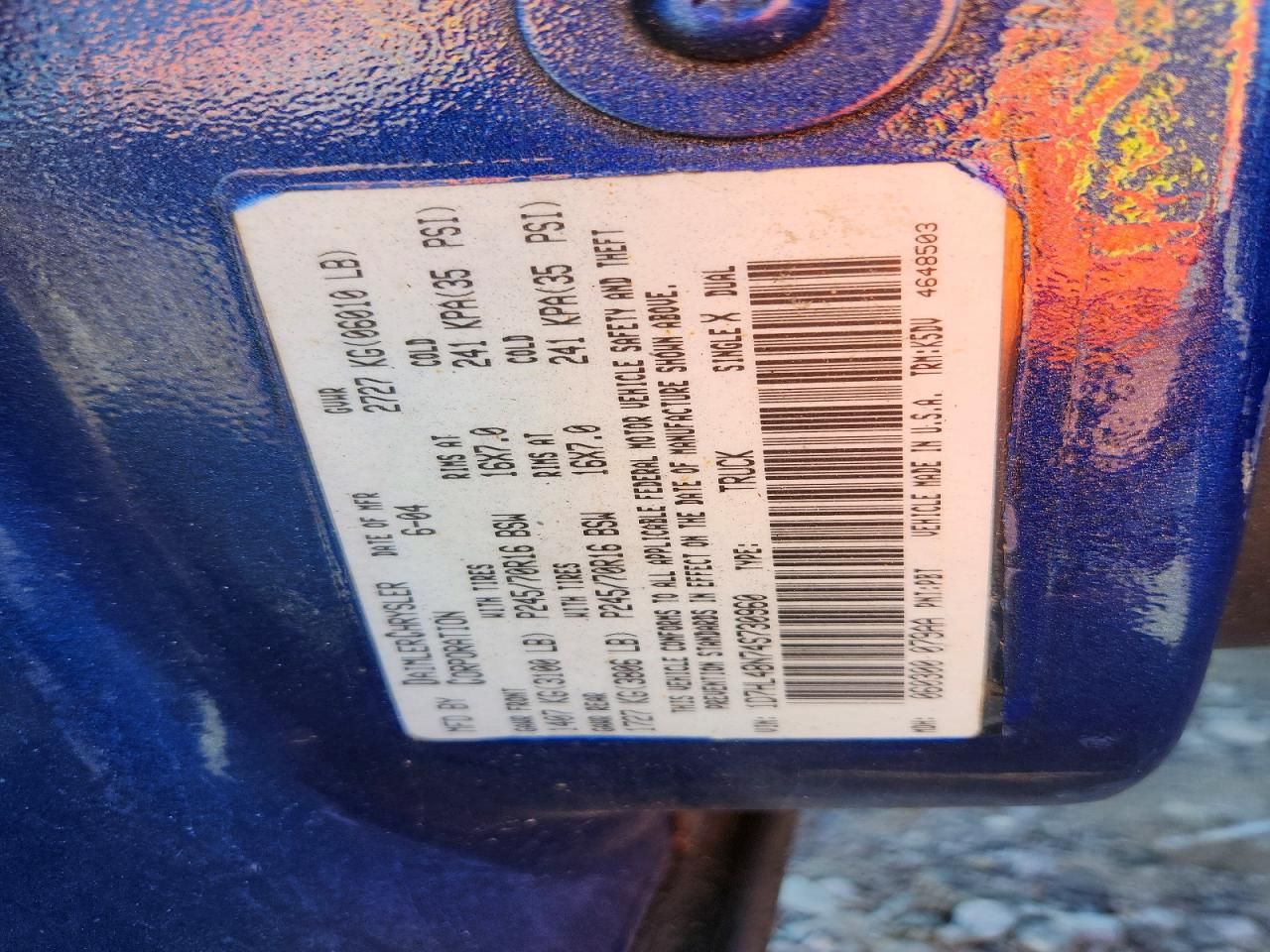 2004 Dodge Dakota Quad slt