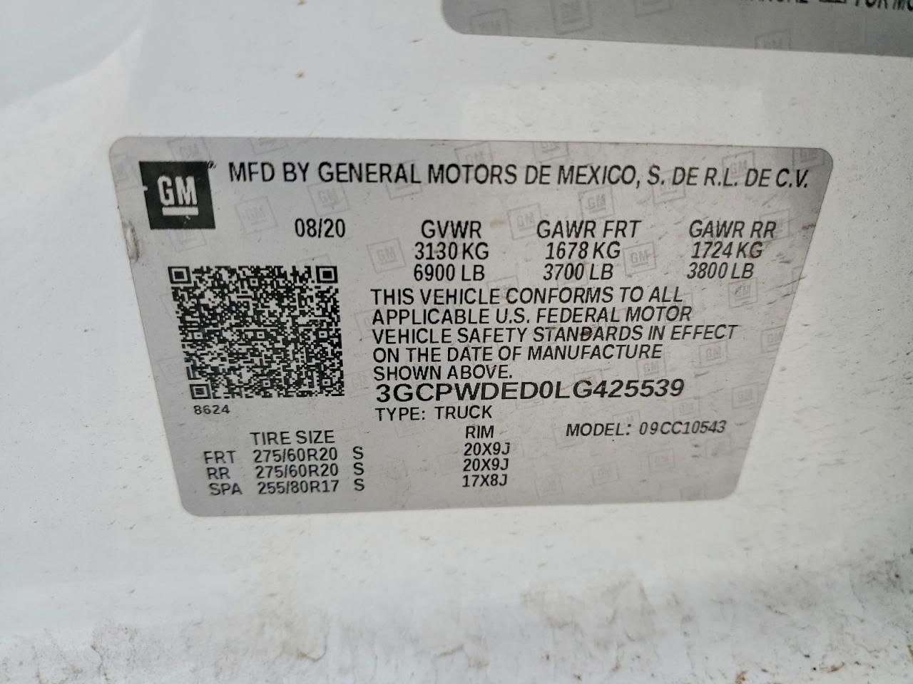 2020 Chevrolet Silverado C1500 rst