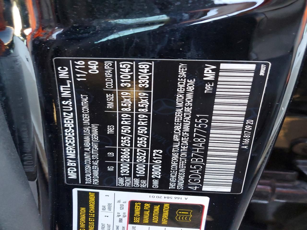 2017 Mercedes-Benz Gle 350