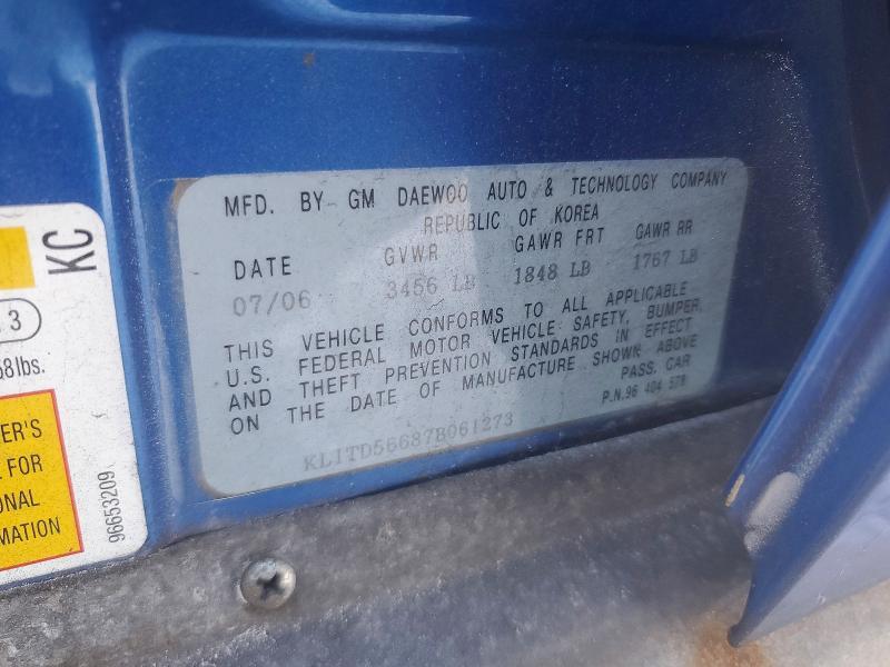 2007 Chevrolet Aveo Base