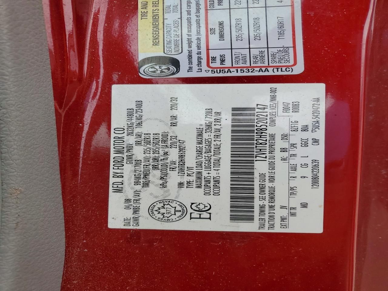 2008 Ford Mustang gt