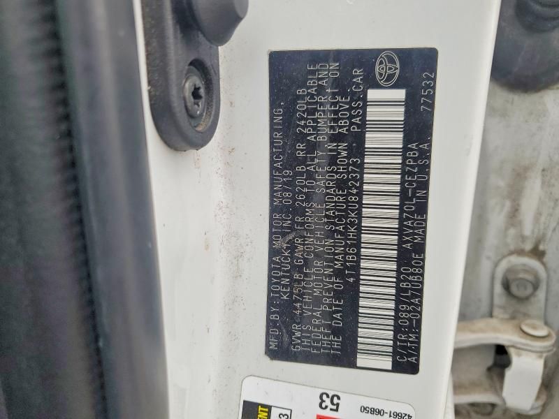 2019 Toyota Camry xse